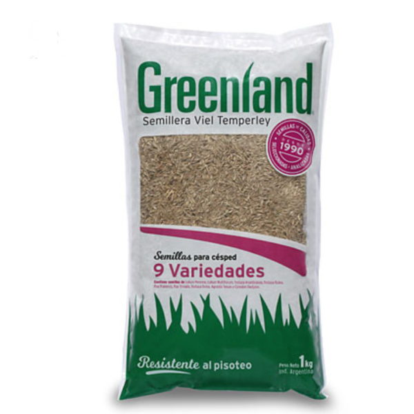 SEMILLA DE CESPED GREENLAND X 1 Kg   9 VARIEDADES