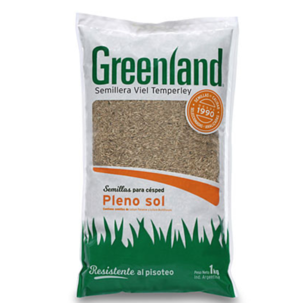 SEMILLA DE CESPED GREENLAND X 1 Kg PLENO SOL